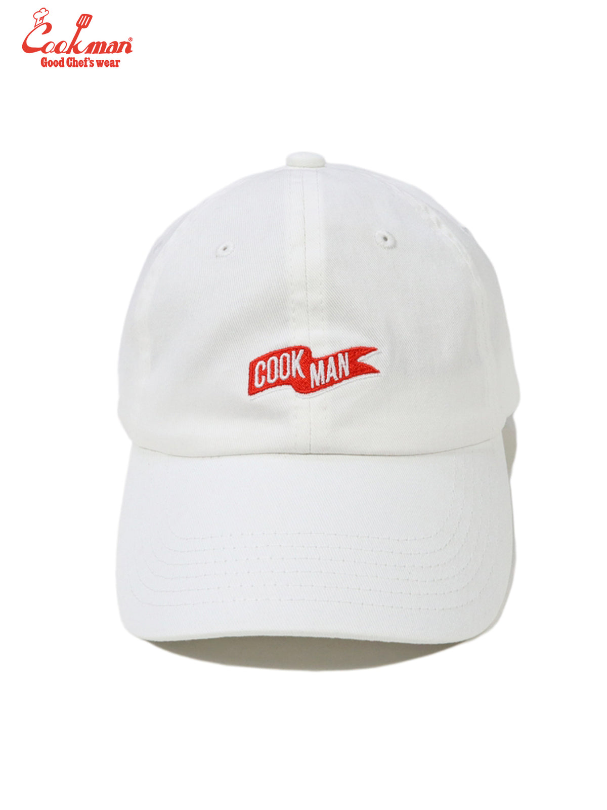 Low Cap - Flag : Blanc