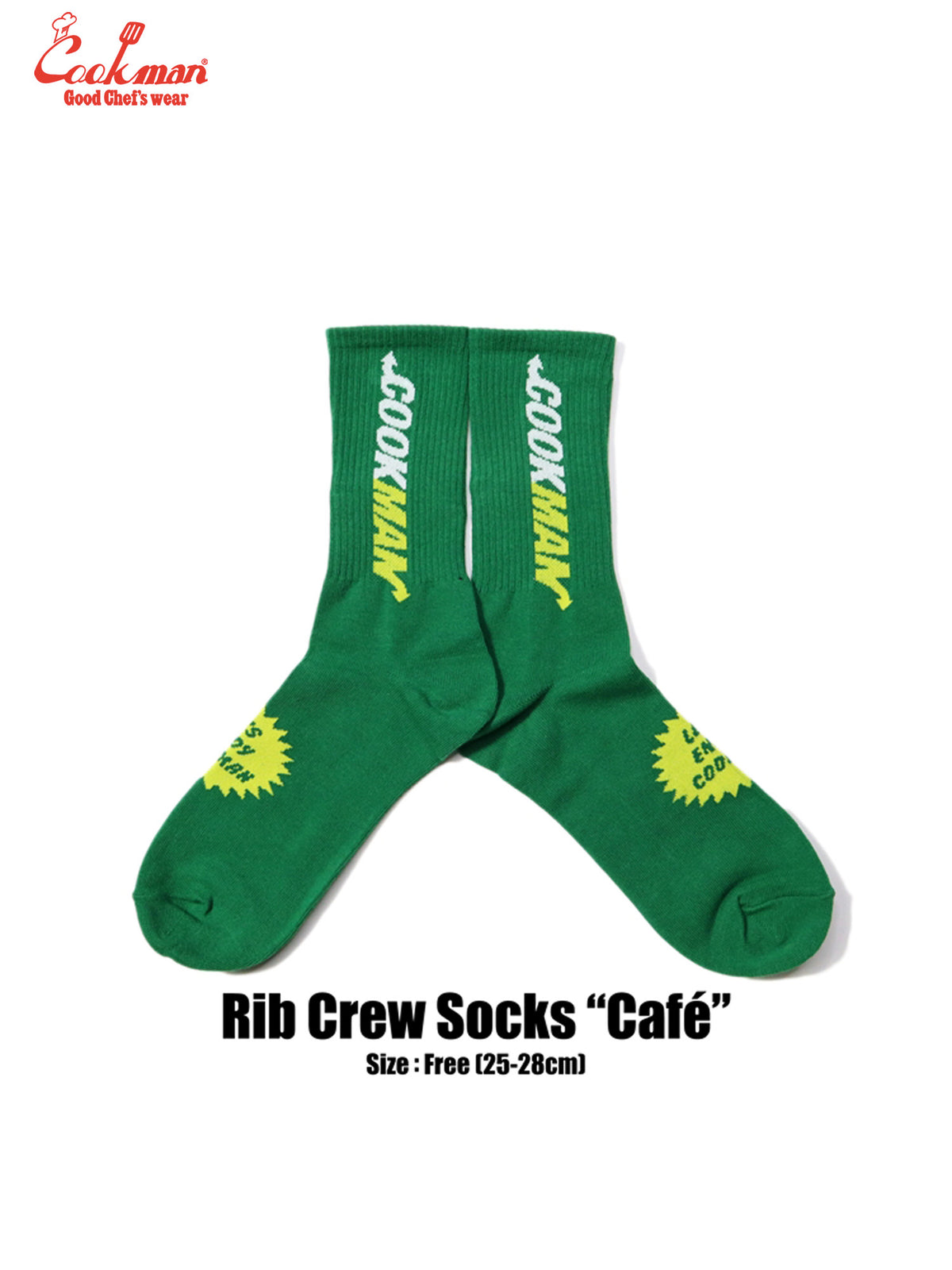 Rib Crew Socks - Cafe