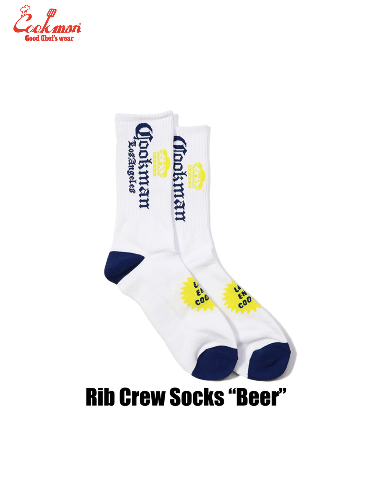 Rib Crew Socks - Beer
