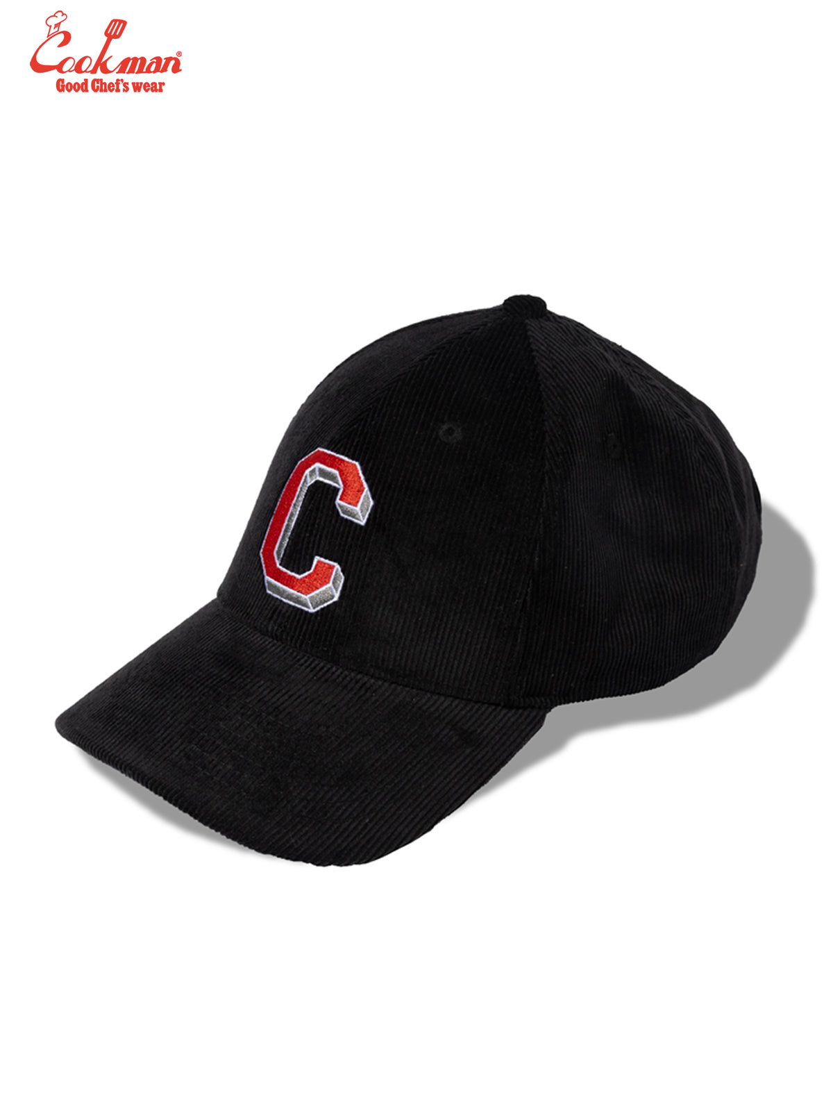 Curve Brim Cap : Corduroy Black