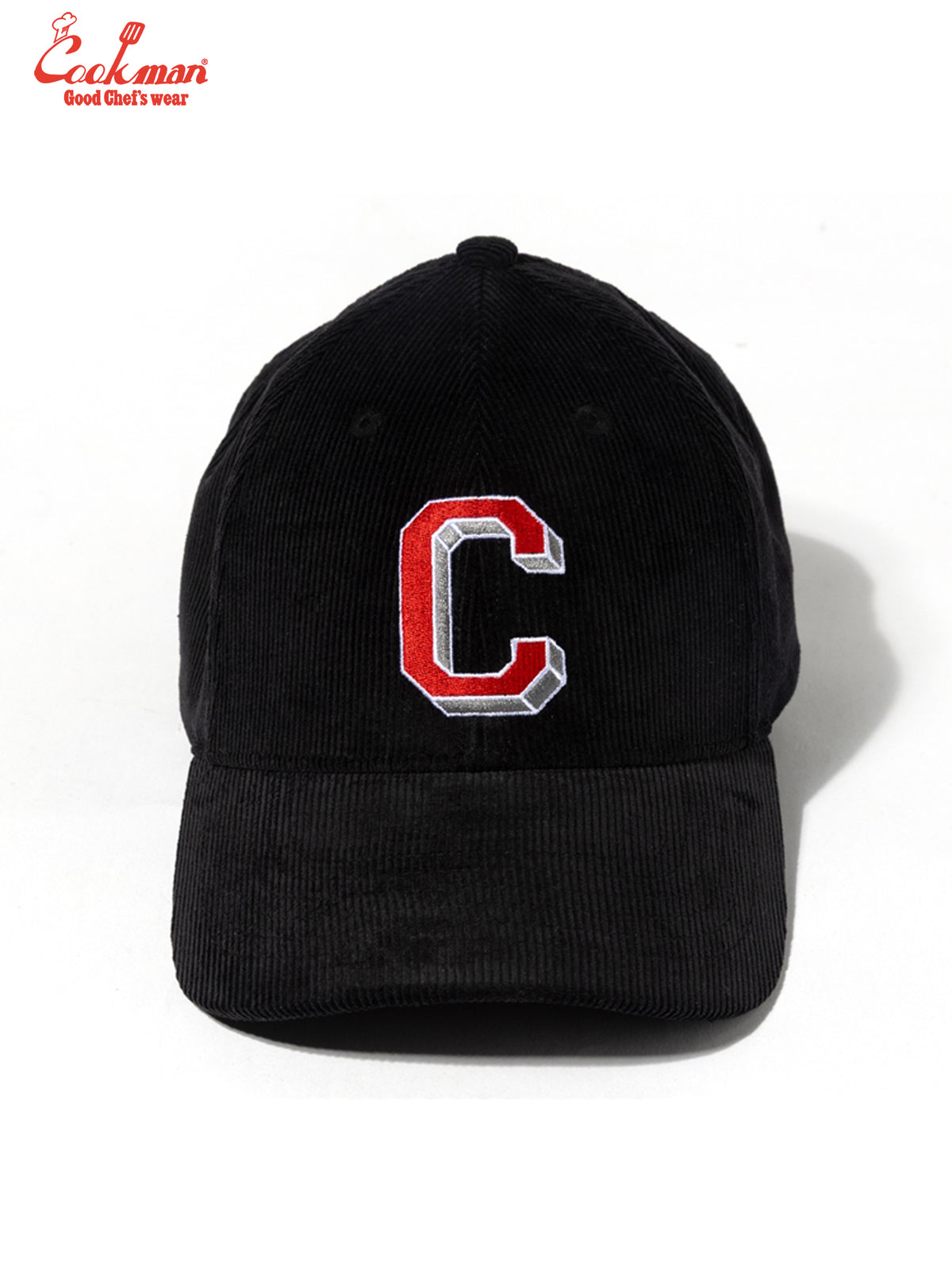 Curve Brim Cap : Corduroy Black