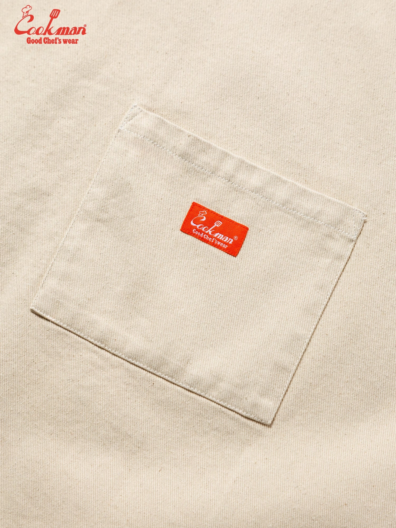 Long Apron - Denim : Natural