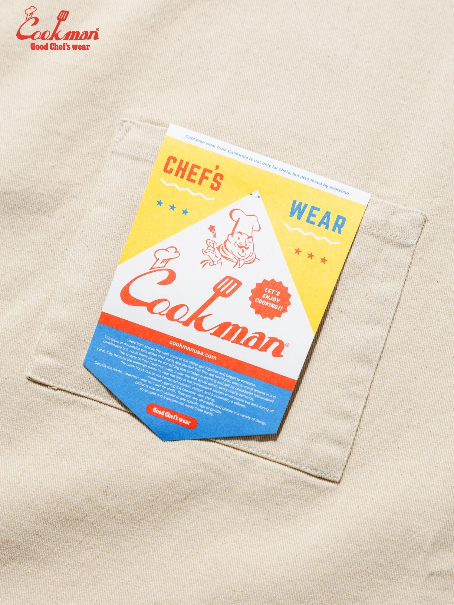 Long Apron - Denim : Natural