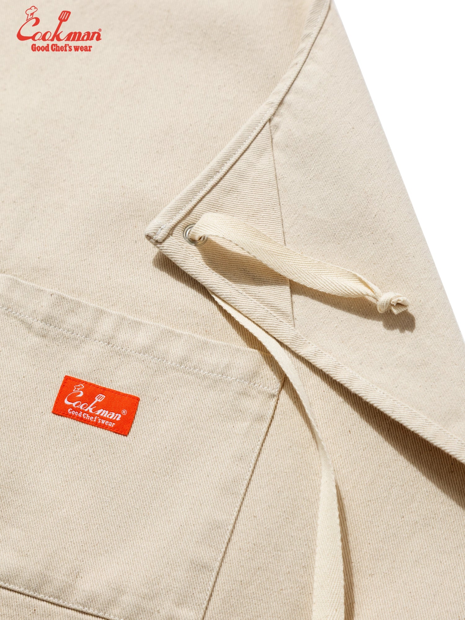 Long Apron - Denim : Natural