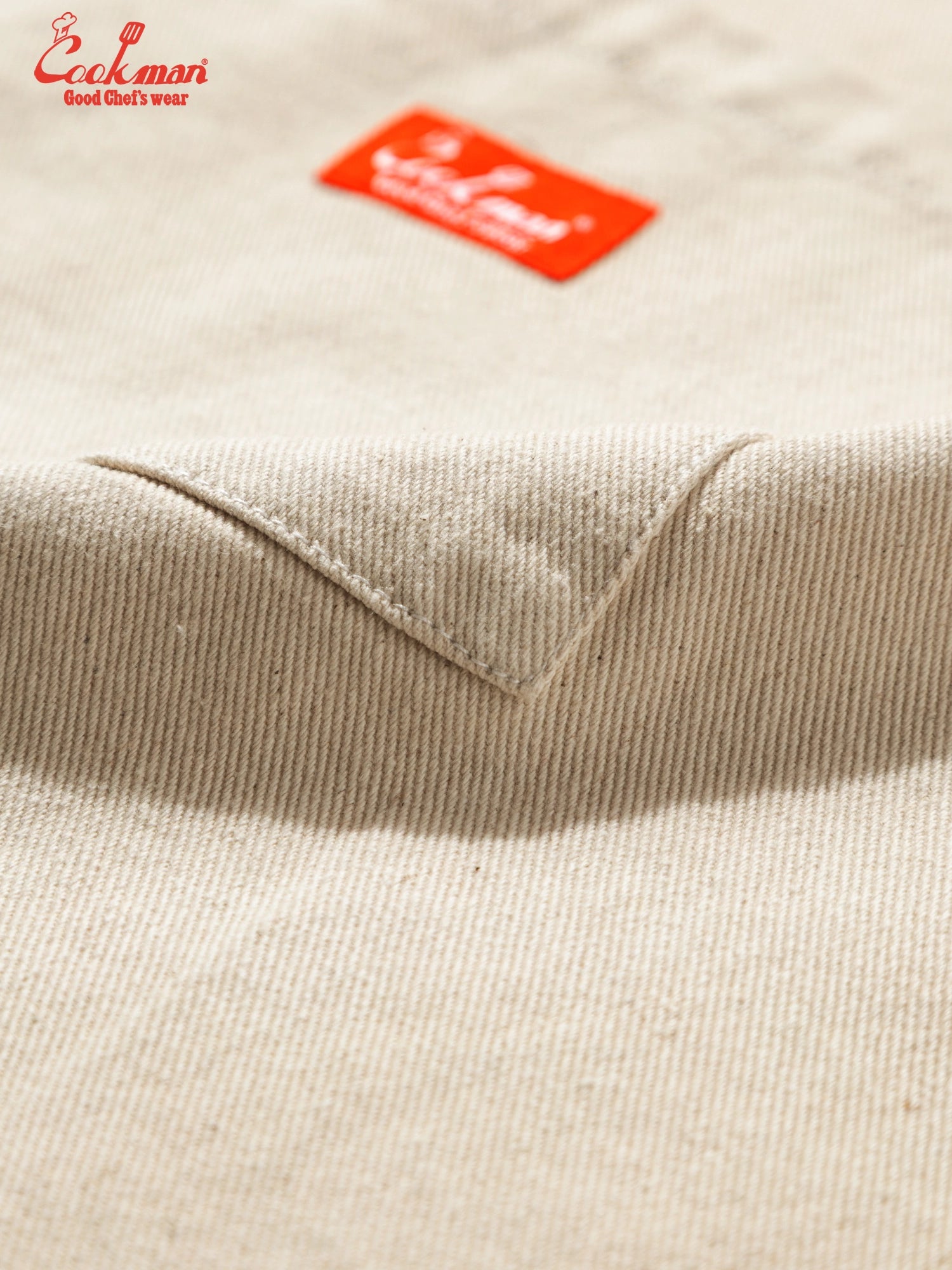 Long Apron - Denim : Natural