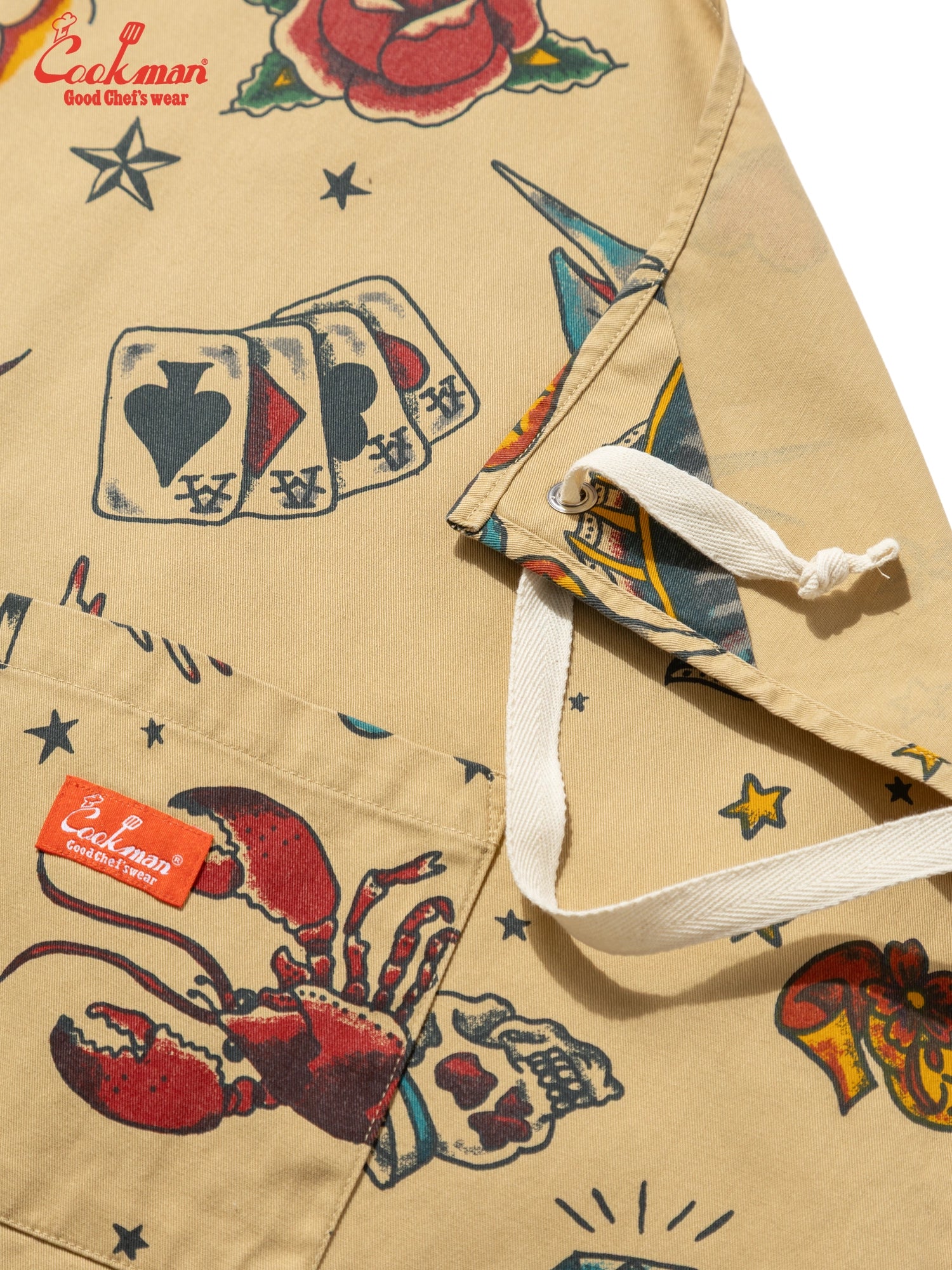 Long Apron - Old Tattoo : Beige