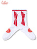 Rib Crew Socks -  Beer Tie