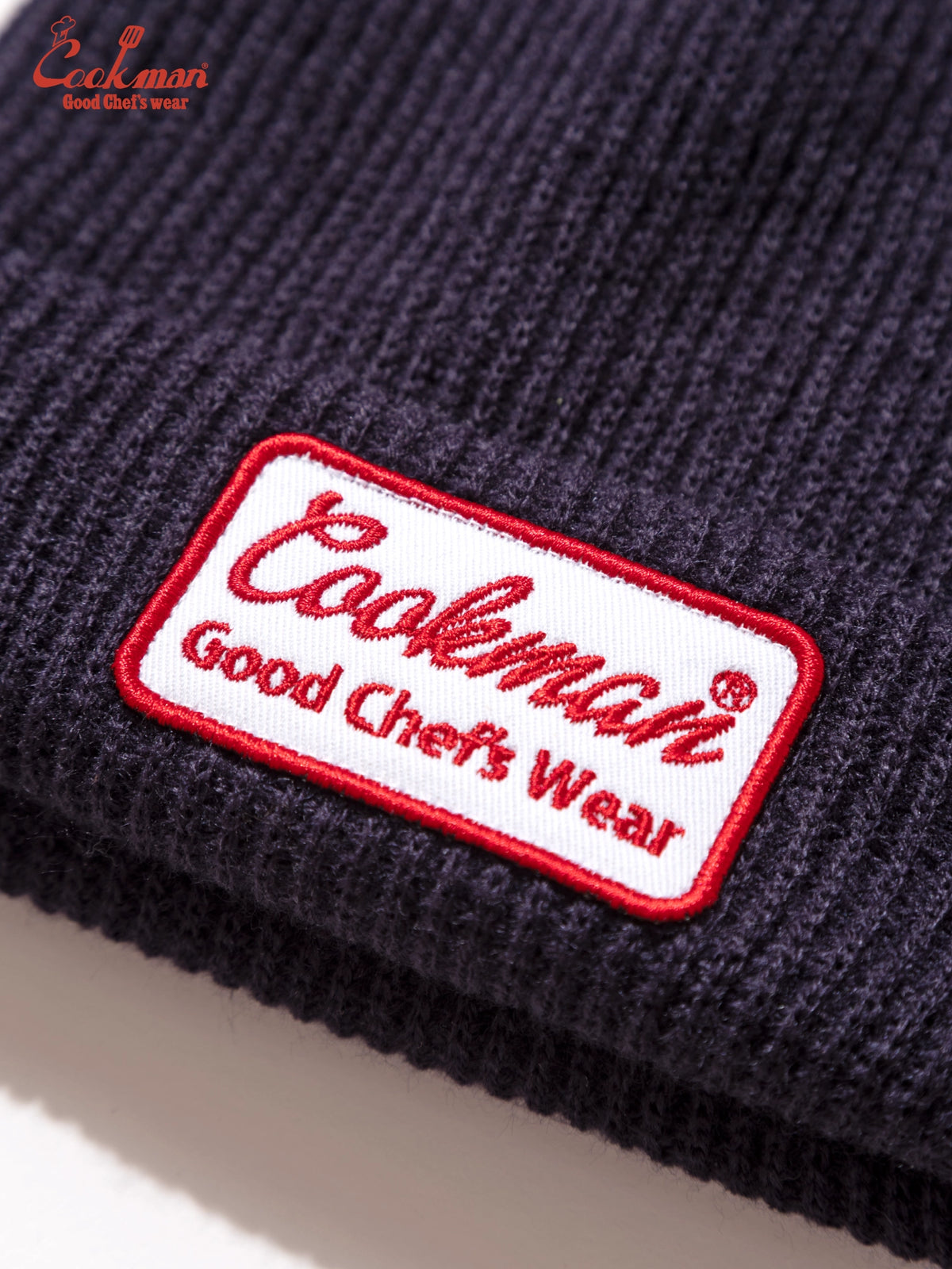 Beanie - Embroidery Patch : Navy