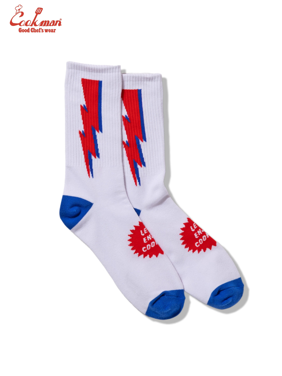 Rib Crew Socks -  Lightning White