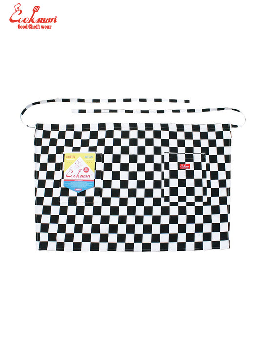 Waist Apron - Checker : Black