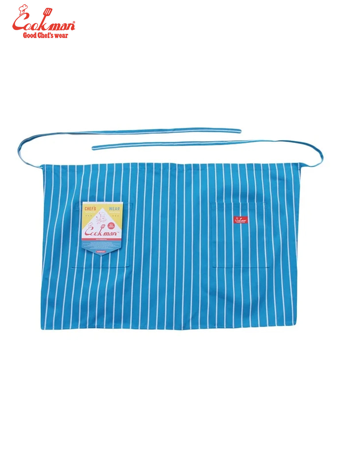 Waist Apron - Stripe : Light Blue