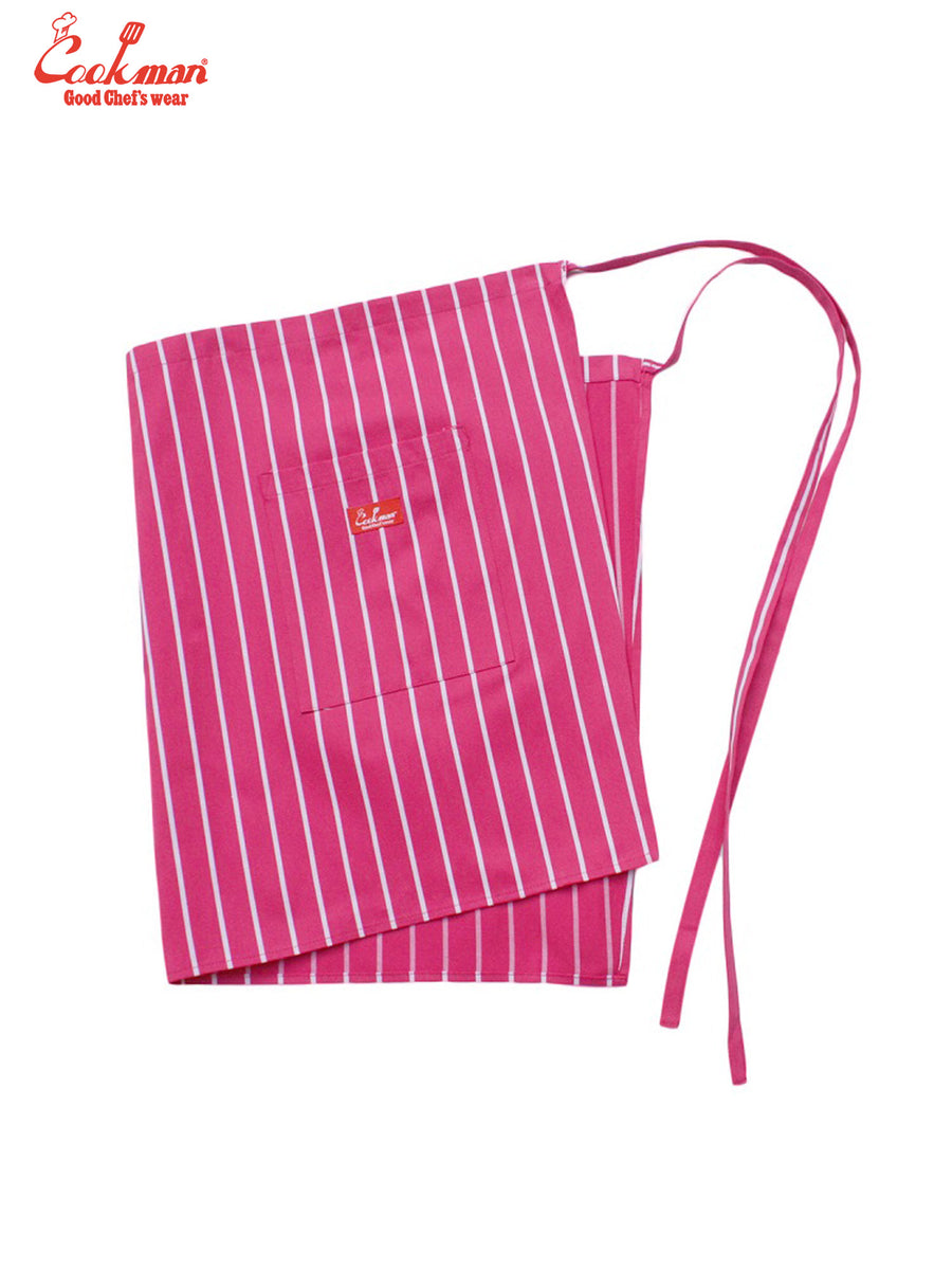 Waist Apron - Stripe : Pink