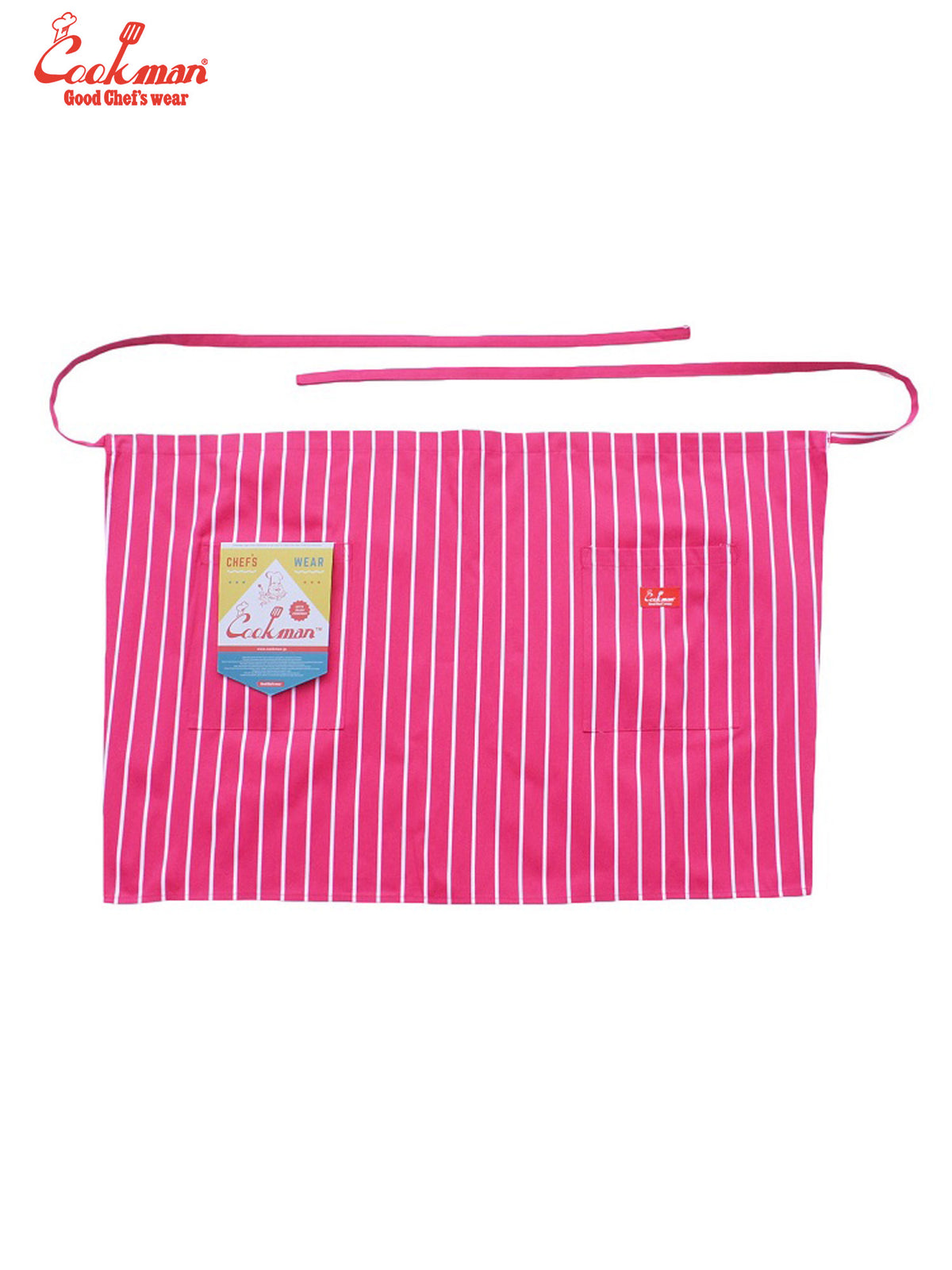Waist Apron - Stripe : Pink