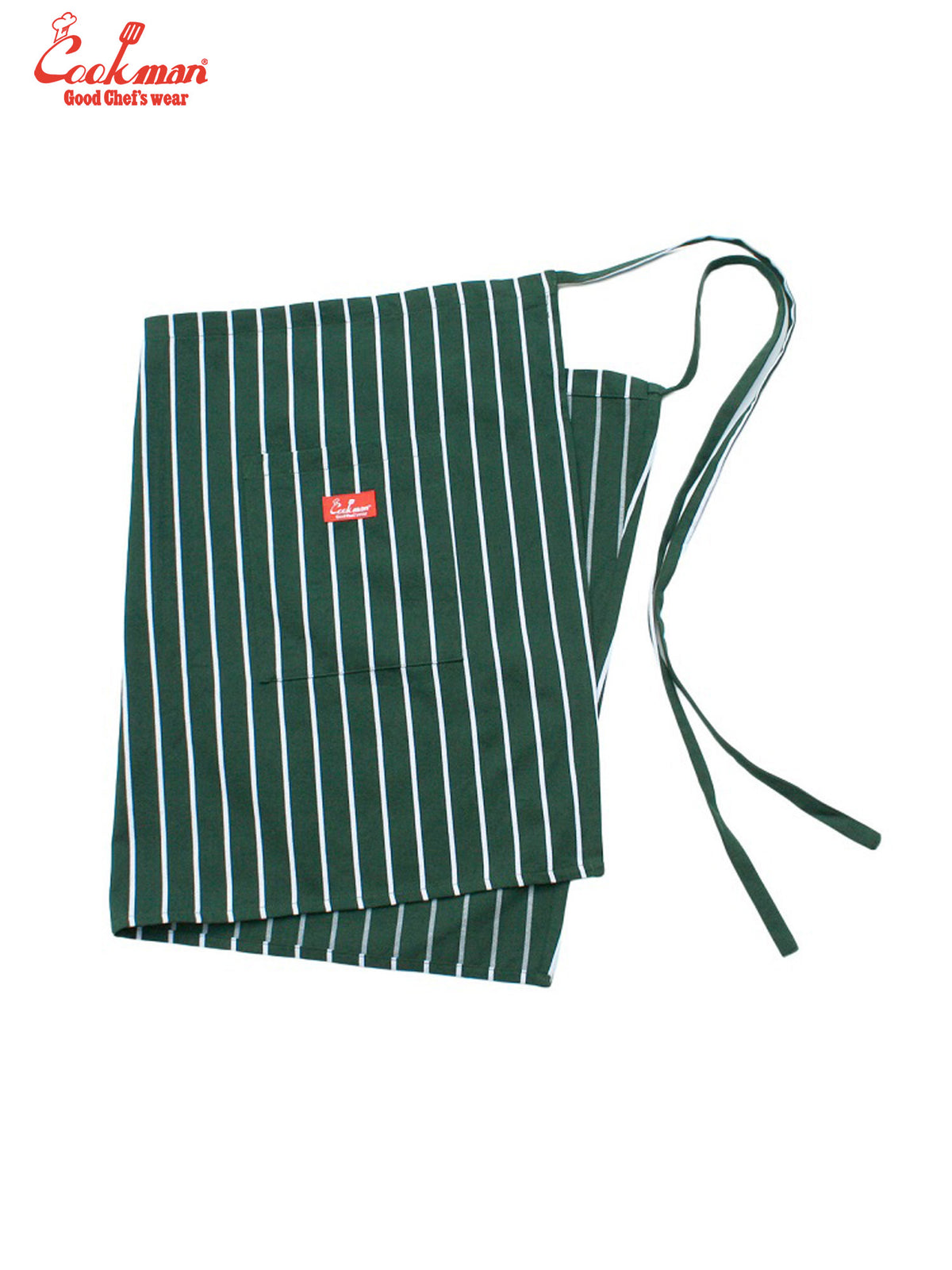 Waist Apron - Stripe : Dark Green