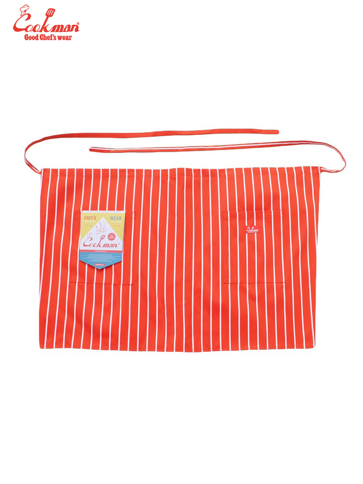 Waist Apron - Stripe : Orange