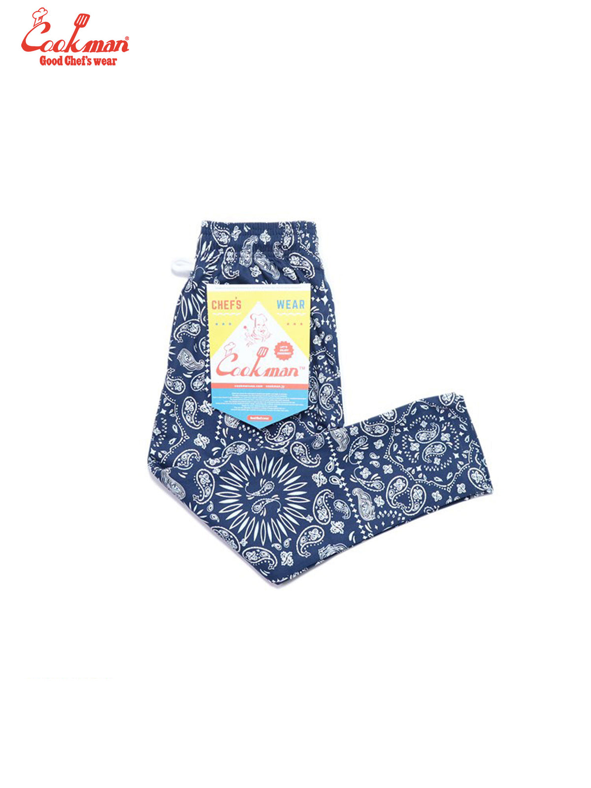 Chef Pants Kids - Paisley : Navy