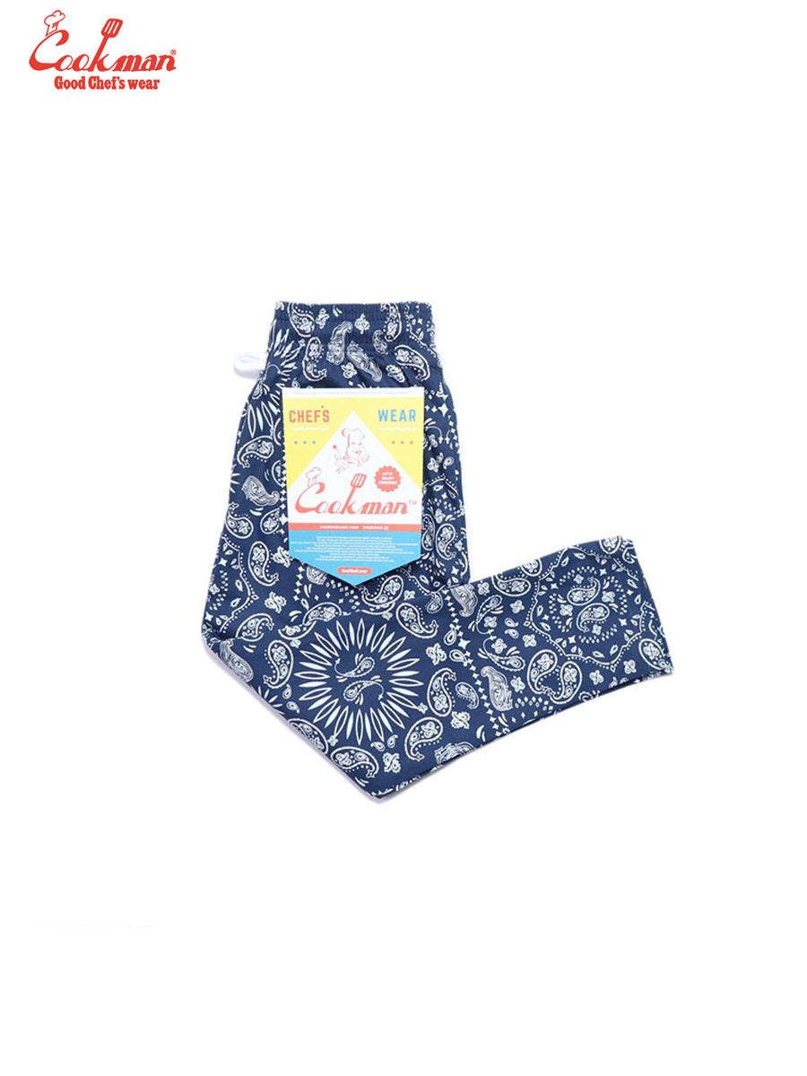 Chef Pants Kids - Paisley : Navy