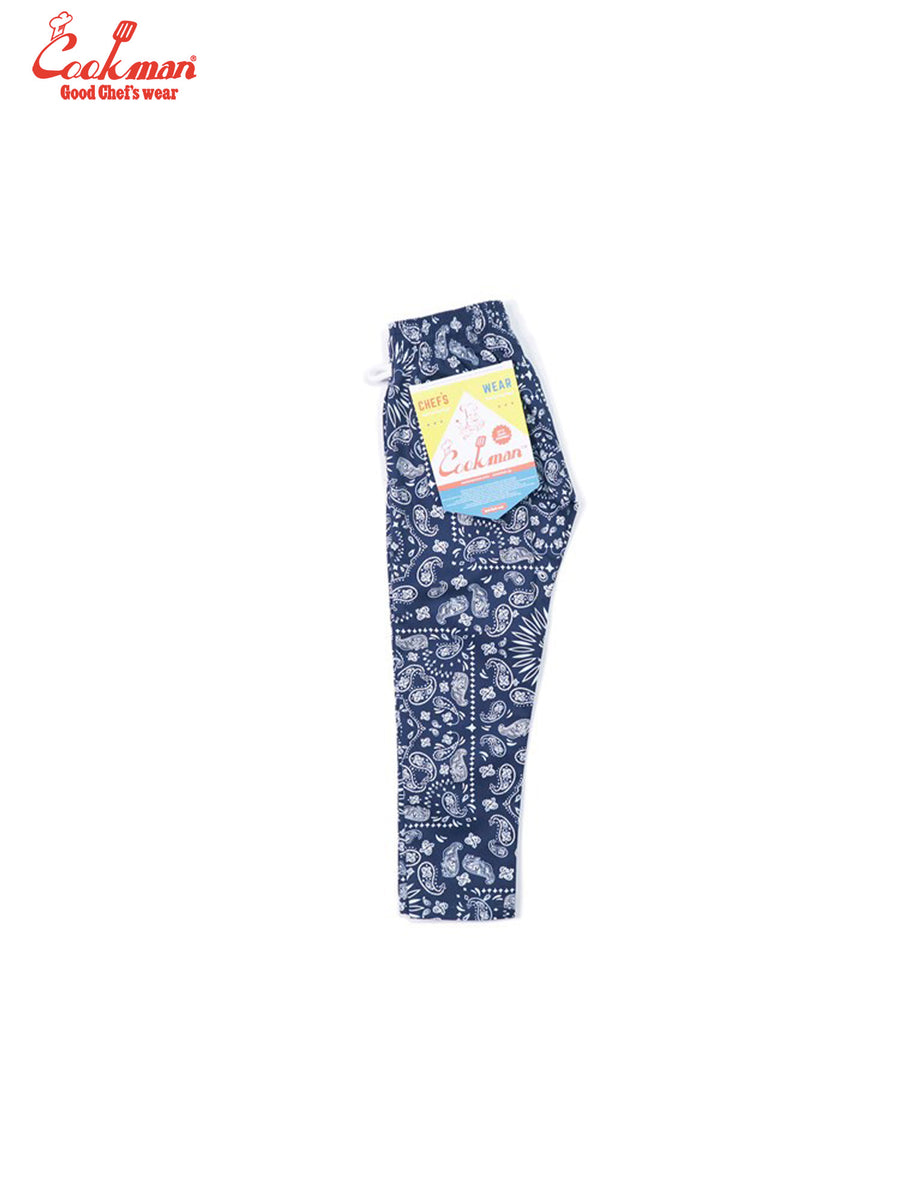 Chef Pants Kids - Paisley : Navy