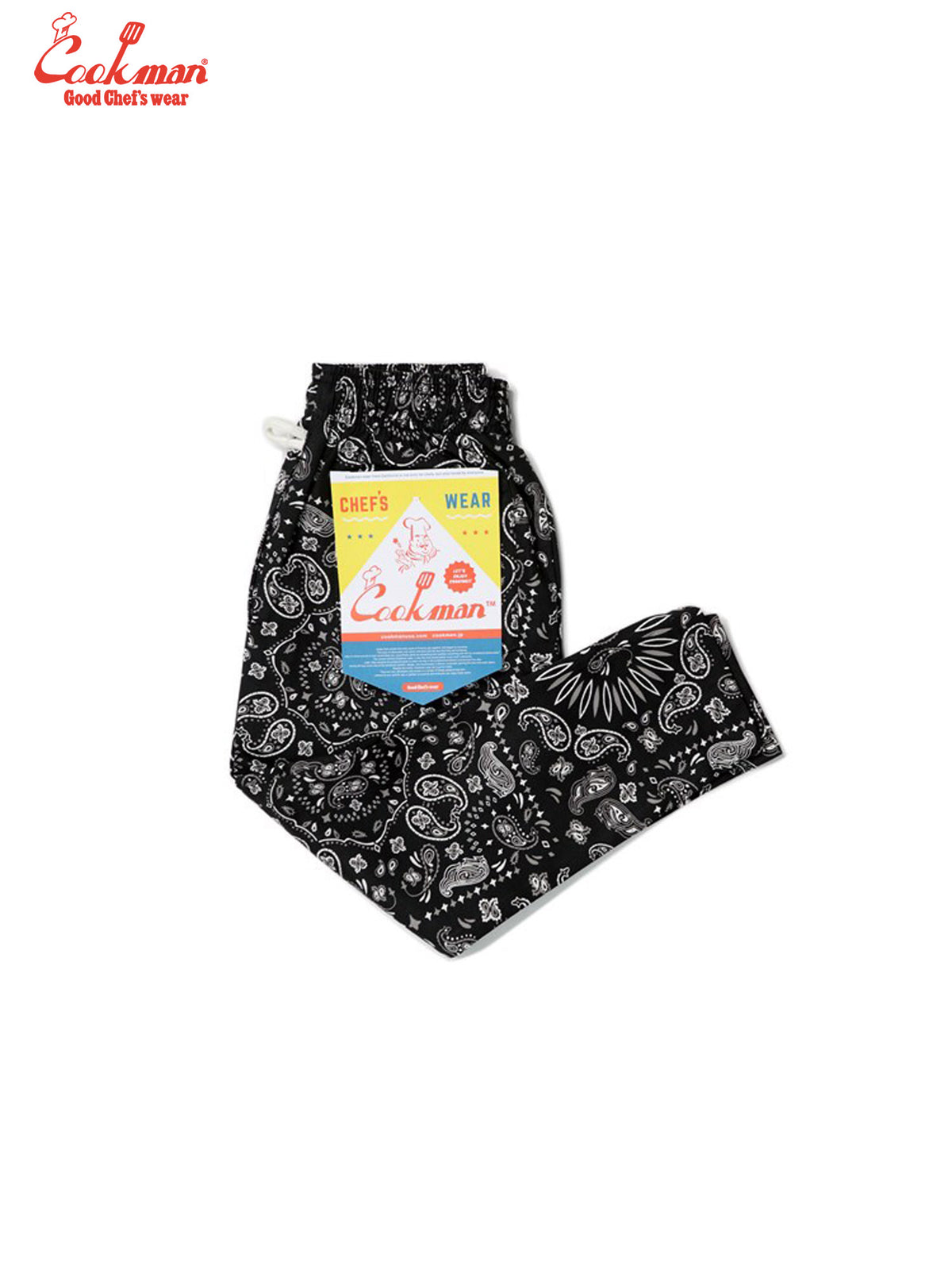 Chef Pants Kids - Paisley : Black