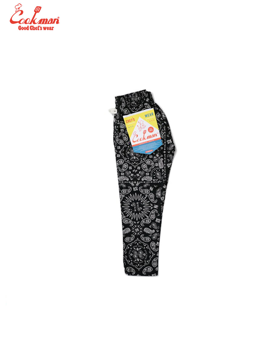 Chef Pants Kids - Paisley : Black