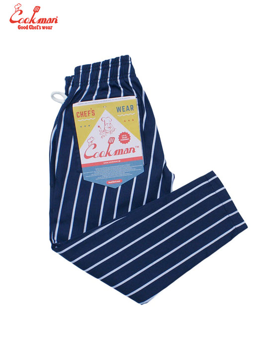 Chef Pants Kids - Stripe : Navy