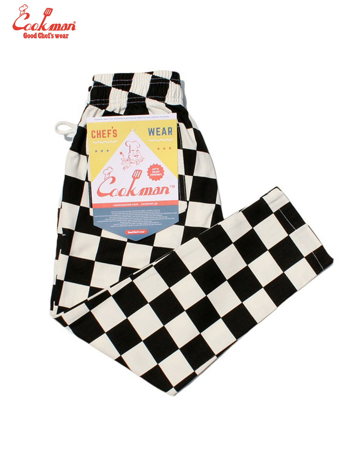 Chef Pants Kids - Checker : Black