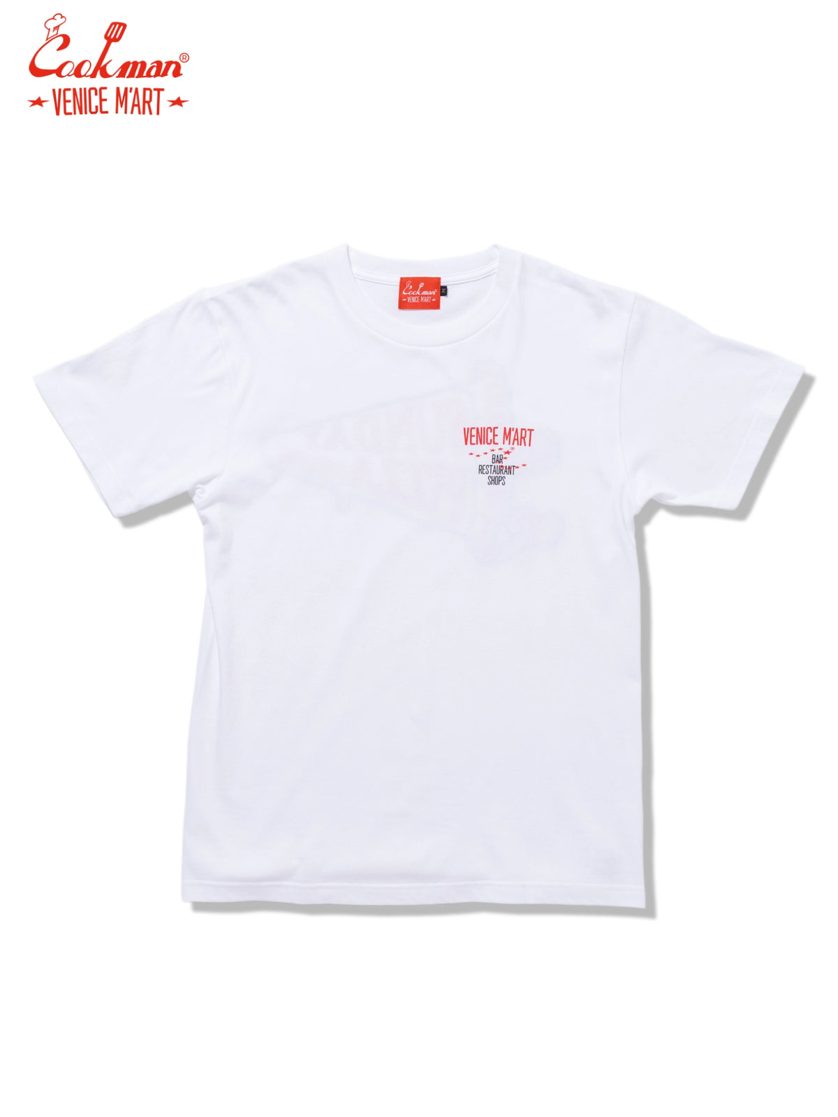 Tees - VENICE M'Art SUNDAY PIZZA : White