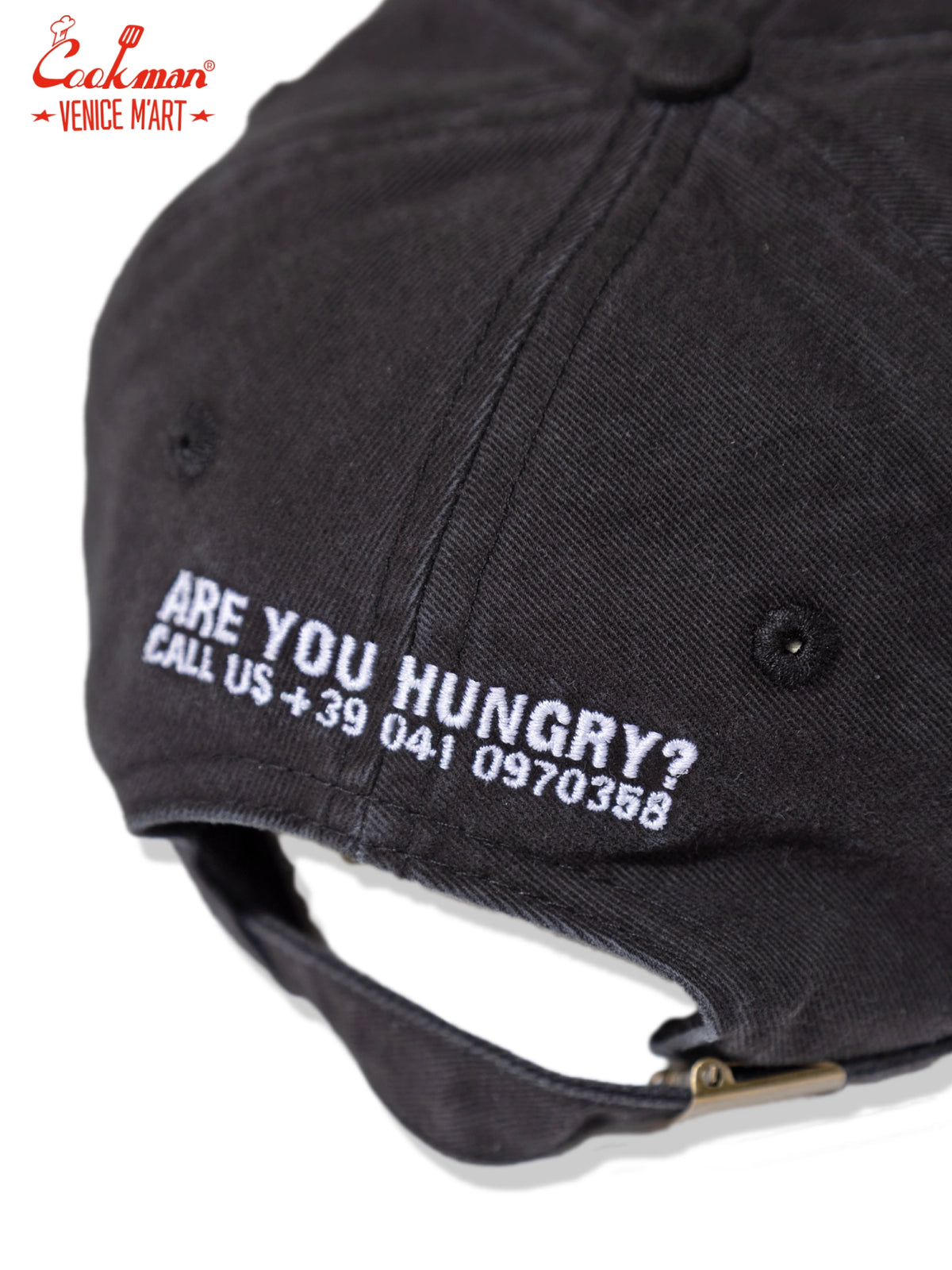 Cap - VENICE M'Art Embroidery : Black
