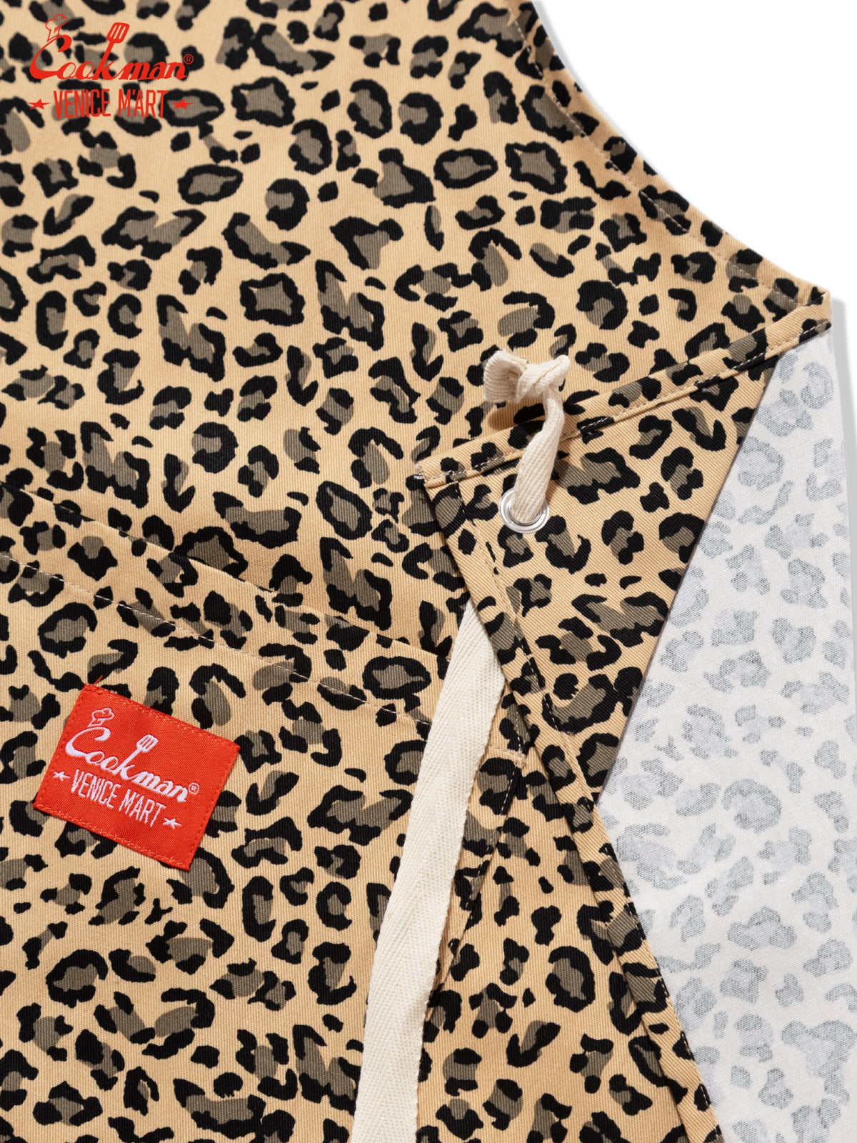Long Apron - VENICE M'Art : Leopard Beige