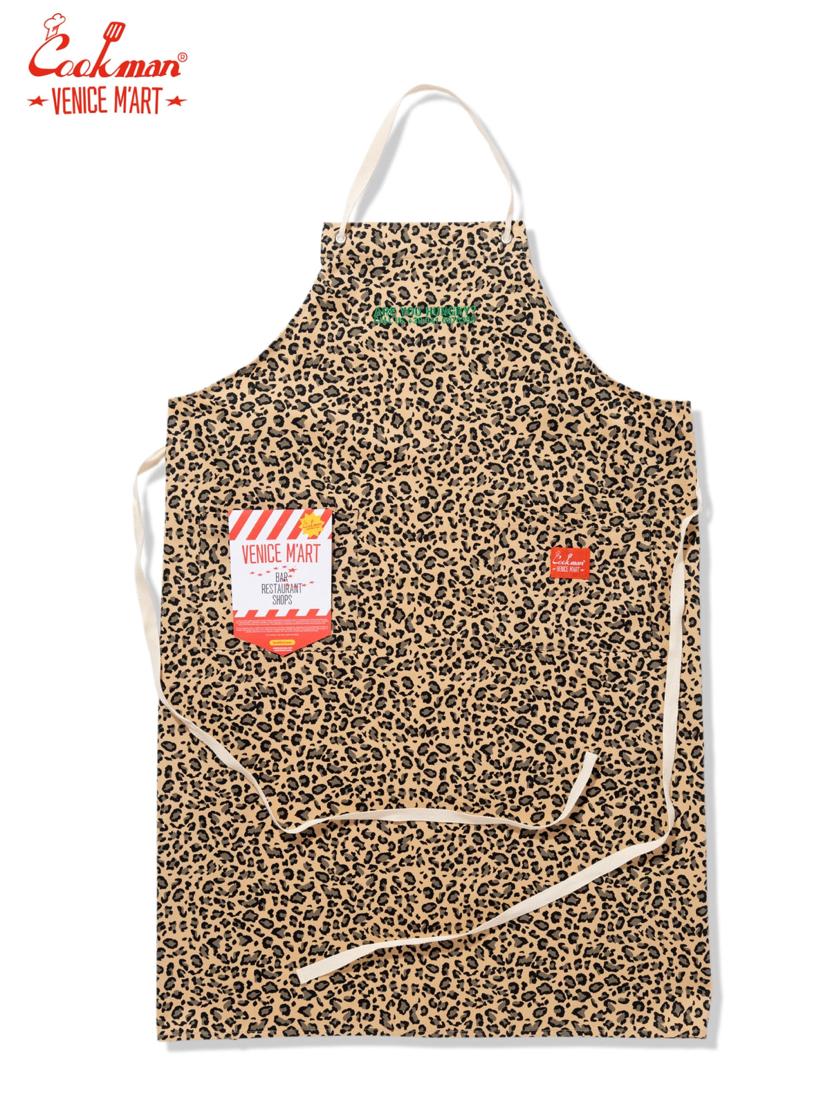 Long Apron - VENICE M'Art : Leopard Beige