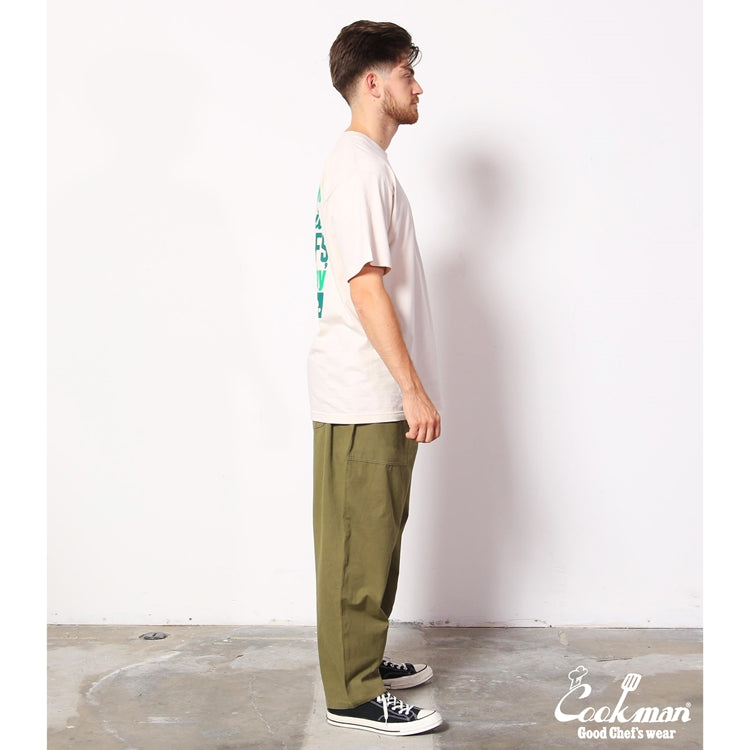 Cookman Harvest Pants Cropped Canvas - Olive