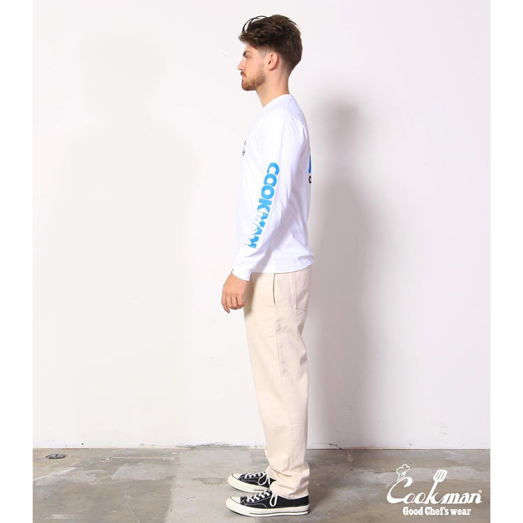 Cookman Long Sleeve Tees - Milk : White