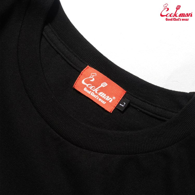 Cookman Long Sleeve Tees - Vision Logo : Black
