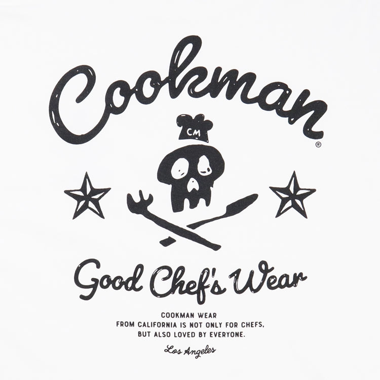 Cookman Long Sleeve Tees - Skull : White