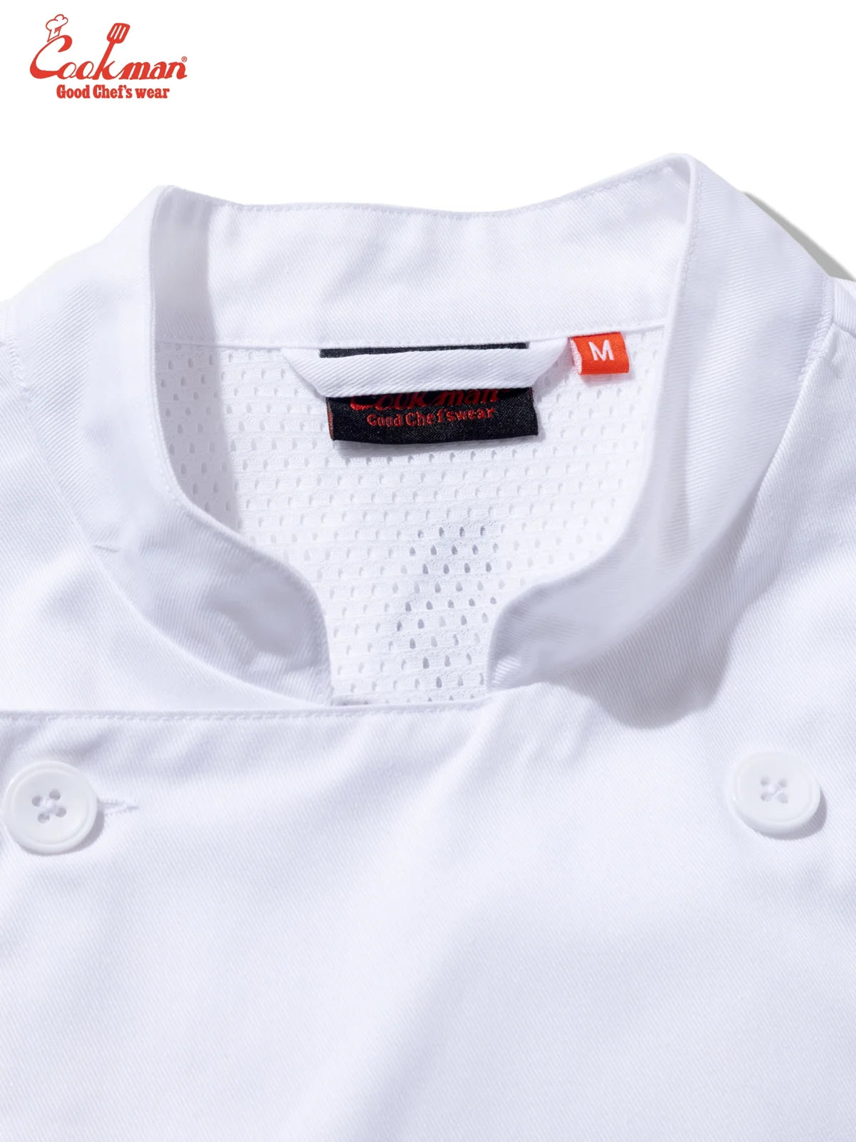 Chef Coat Long Sleeve Vented - Gril : White