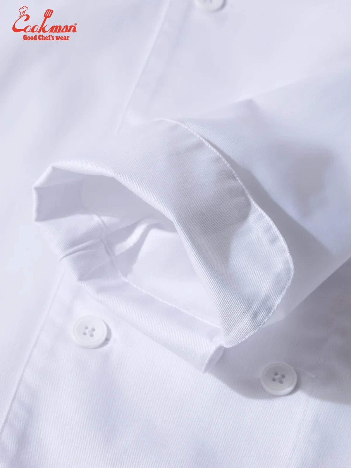 Chef Coat Long Sleeve Vented - Gril : White