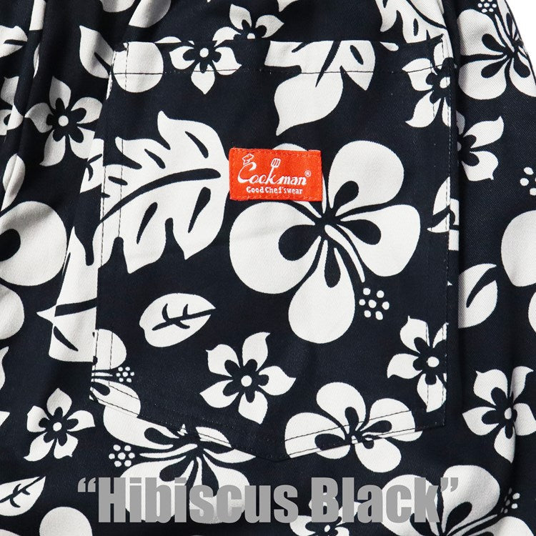Chef Short Pants - Hibiscus : Black