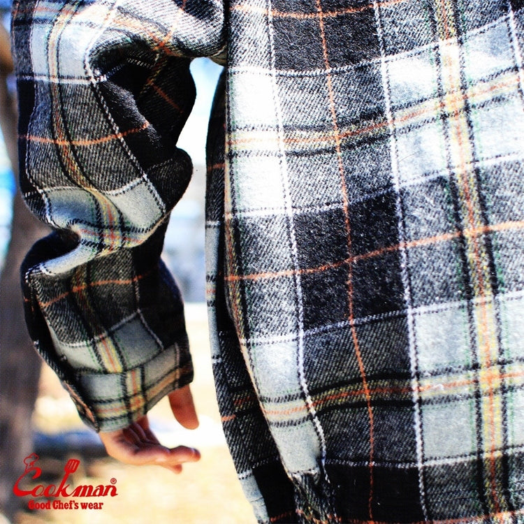 Cookman Delivery Jacket - Woolmix Tartan : Canadian Black