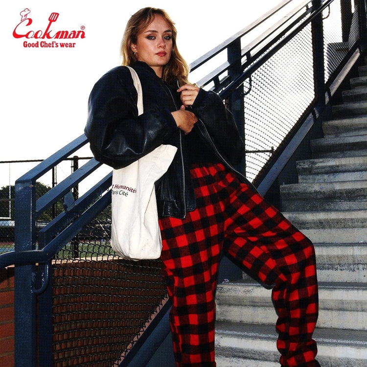 Cookman Chef Pants - Nel Buffalo Plaid : Red