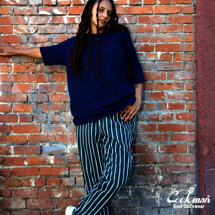 Cookman Chef Pants - Stripe : Dark Green