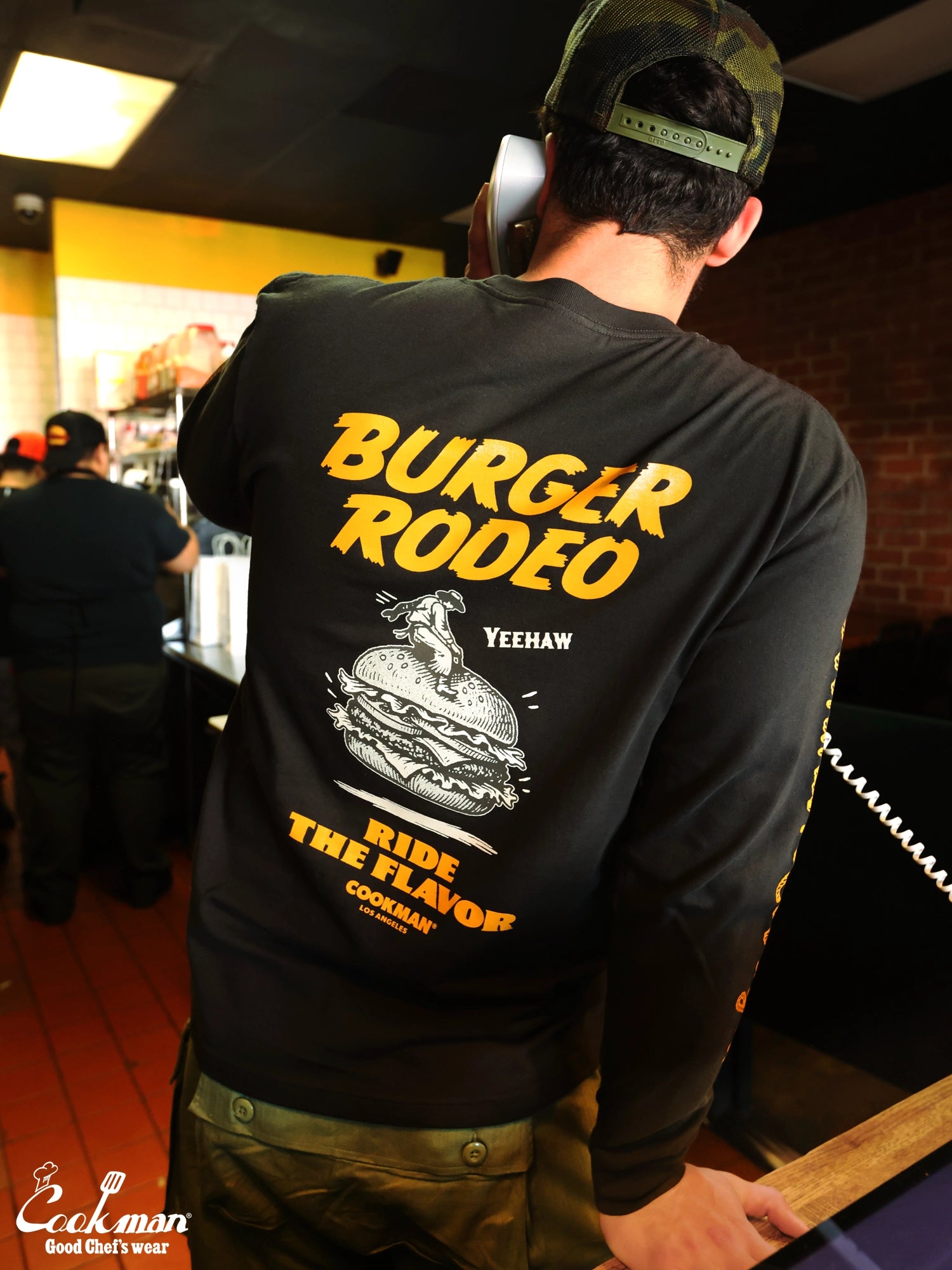 Long Sleeve Tees - Rodeo : Charcoal