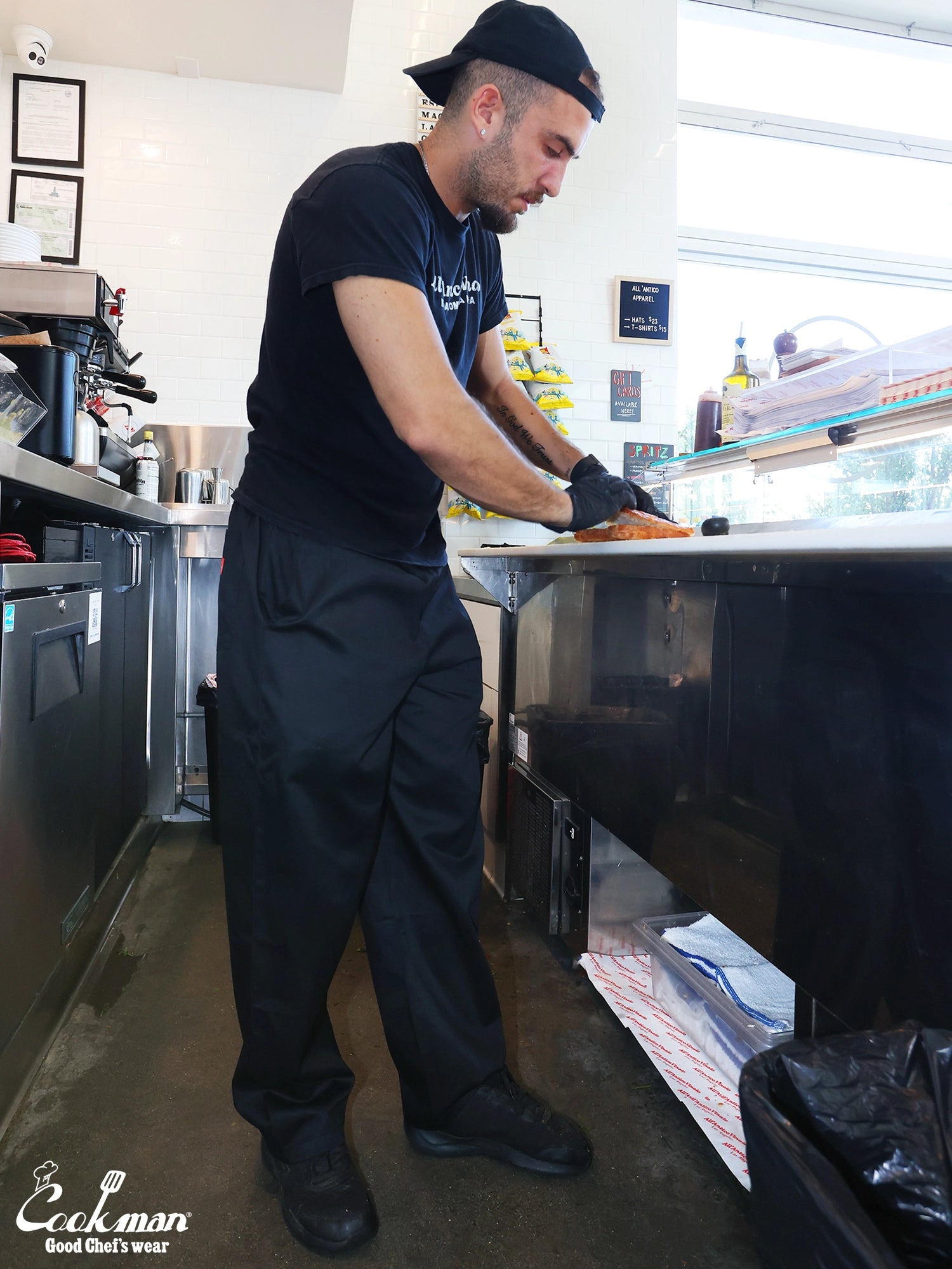 Chef Pants High-Wide - Black