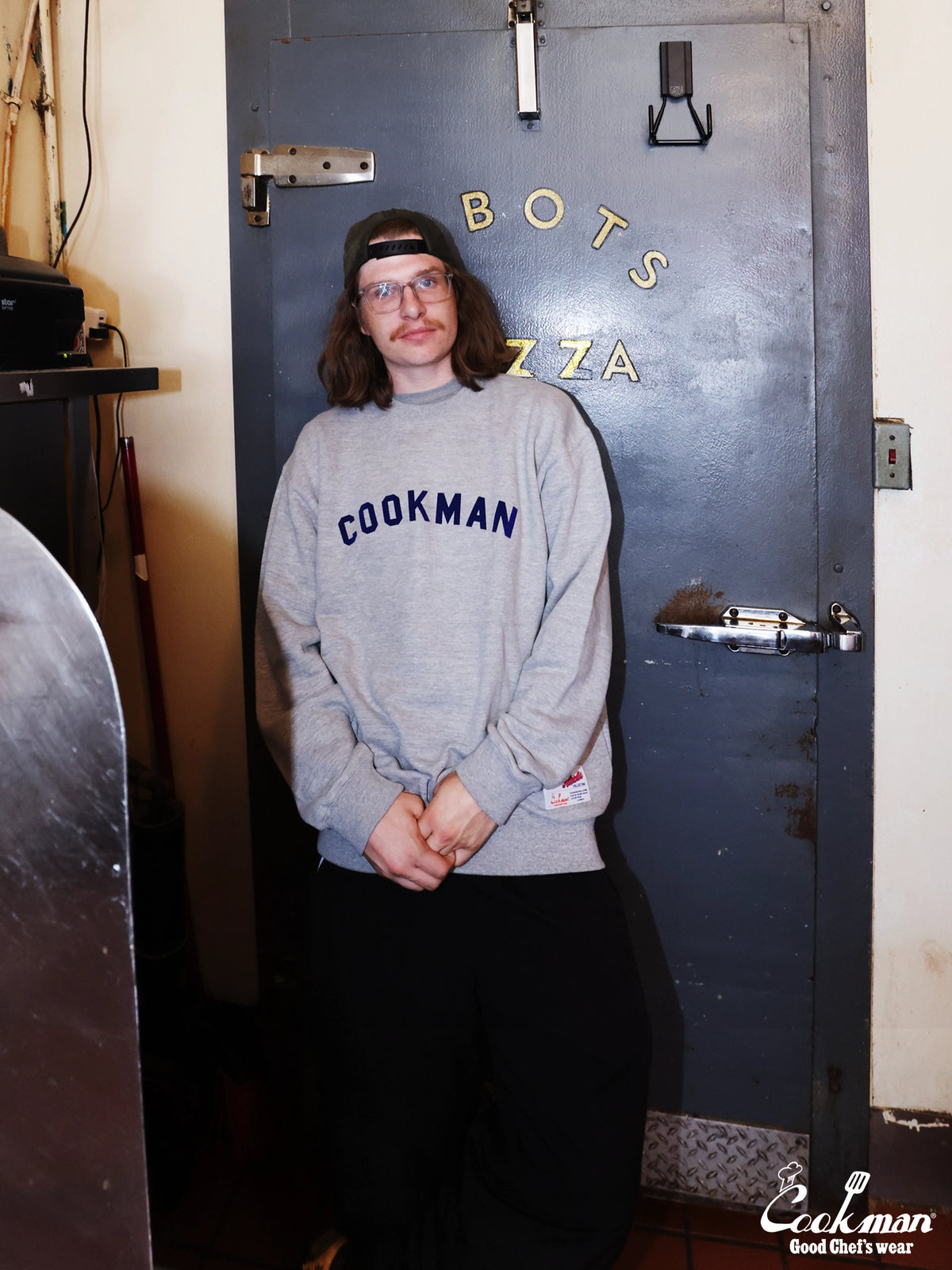 Sweat shirts - Arch Logo : Heather Gray