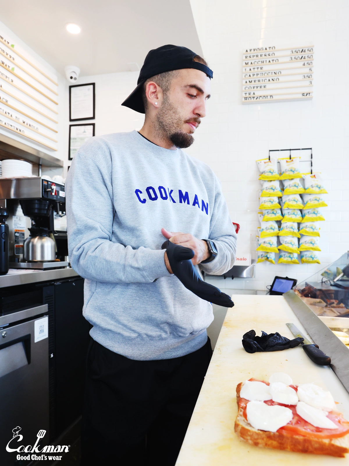 Sweat shirts - Arch Logo : Heather Gray