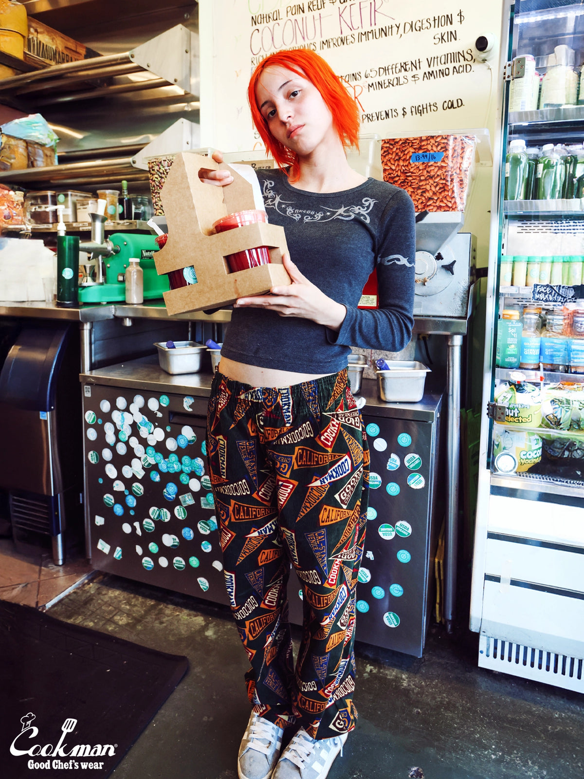 Chef Pants Semiwide - Corduroy : Pennant Green
