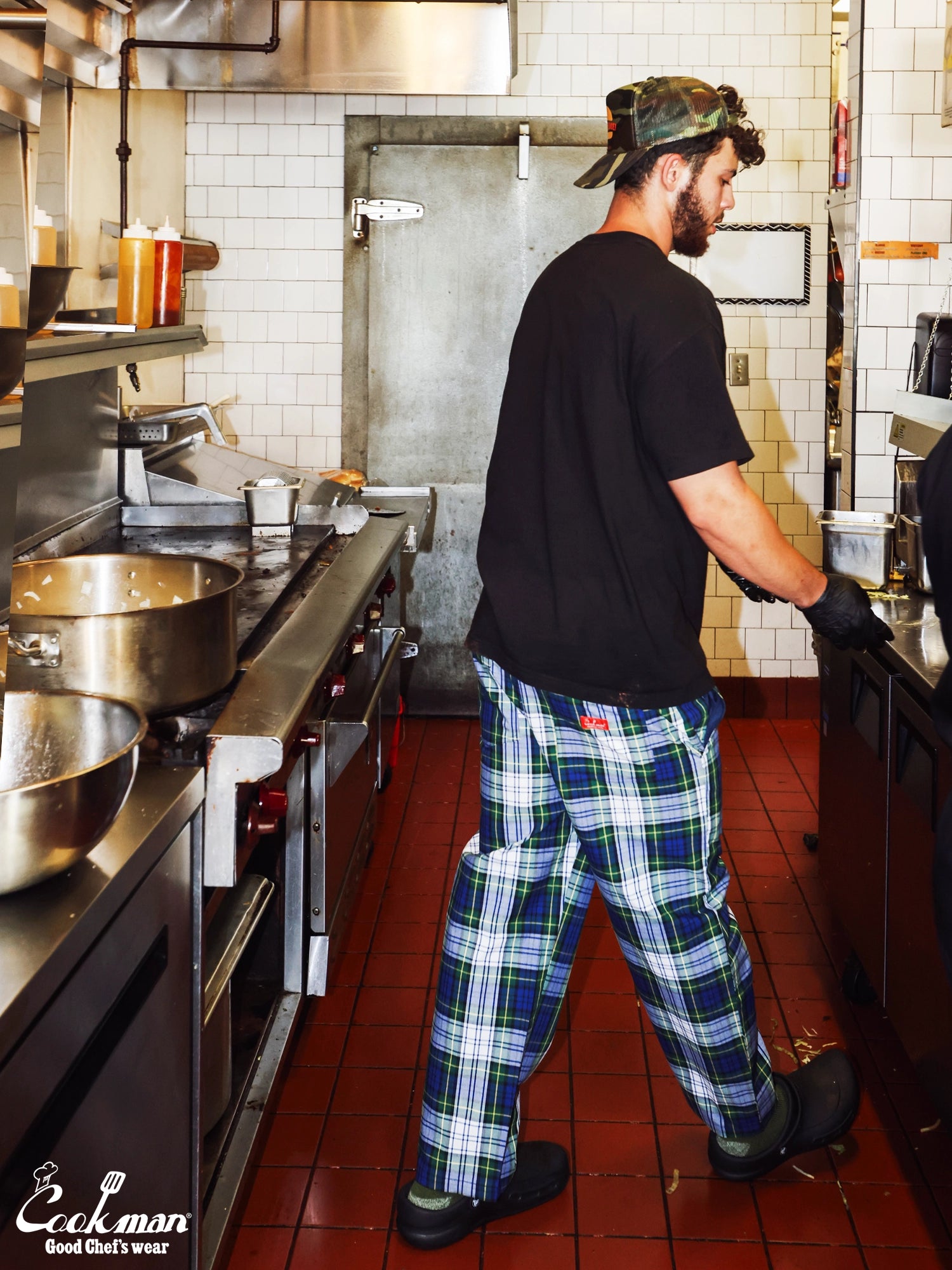 Chef Pants High-Wide - Dress Gordon Check