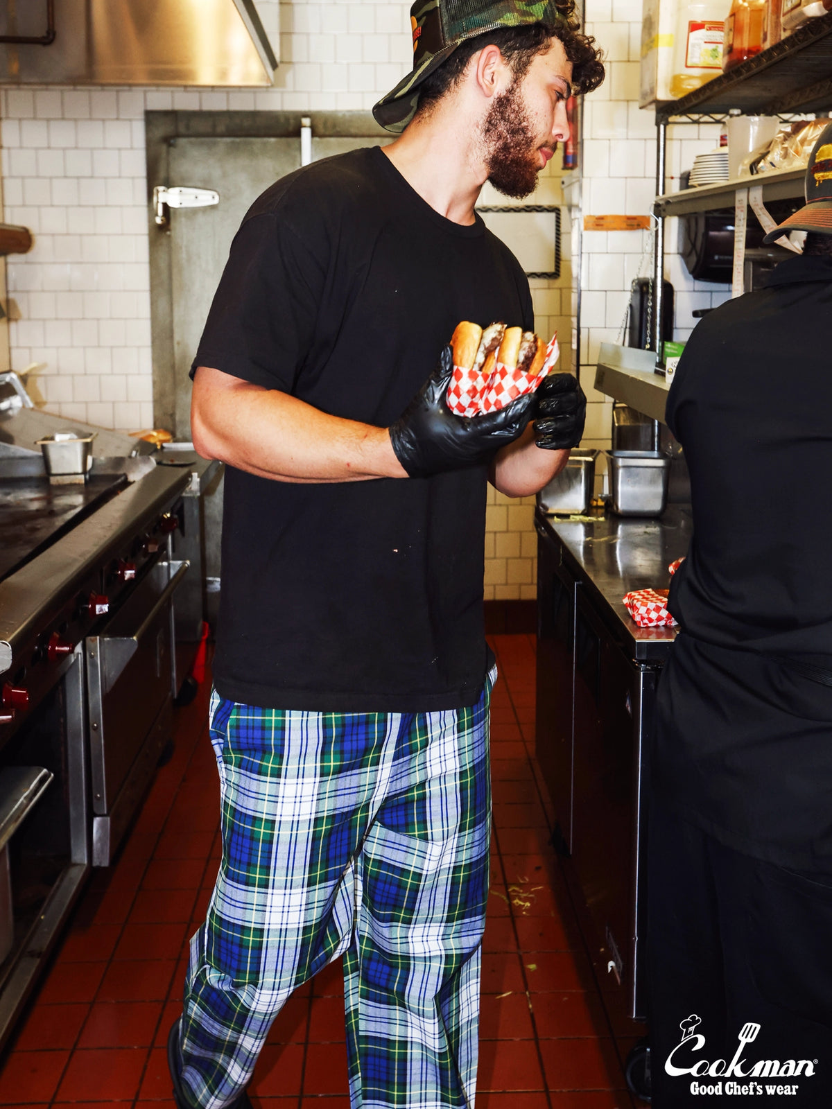 Chef Pants High-Wide - Dress Gordon Check