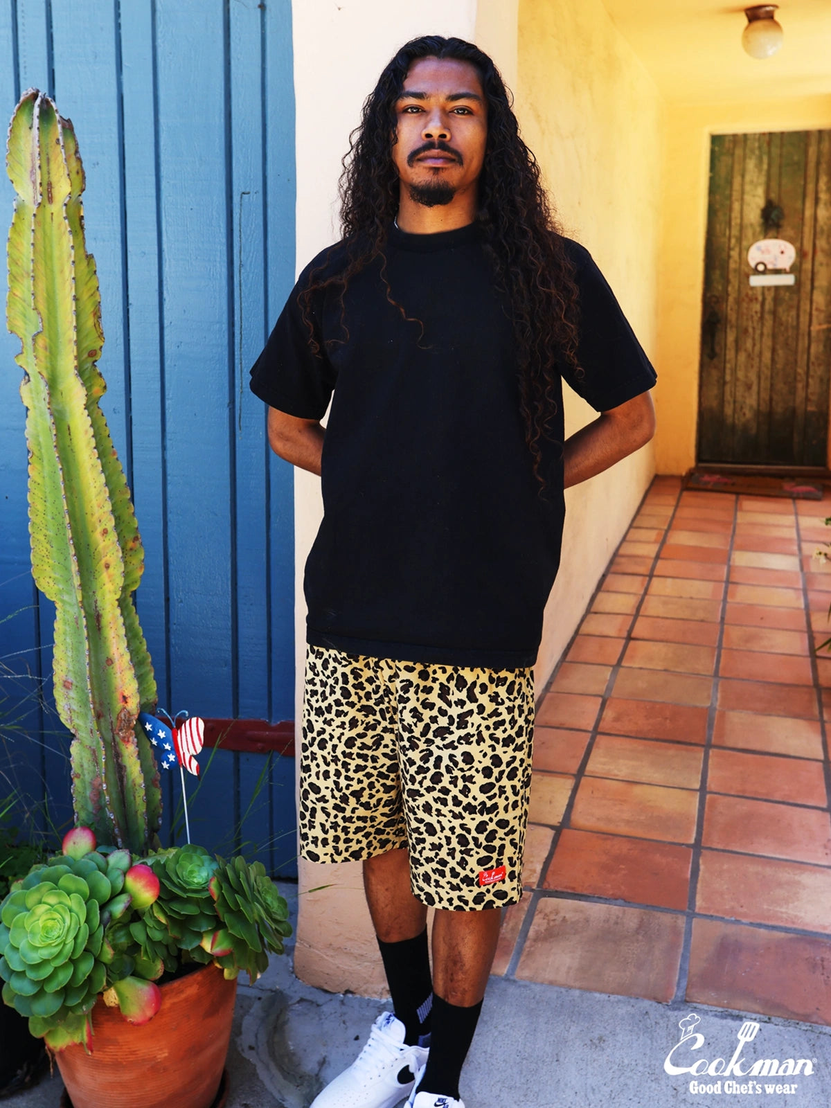 Chef Short Pants Light - Leopard : Beige