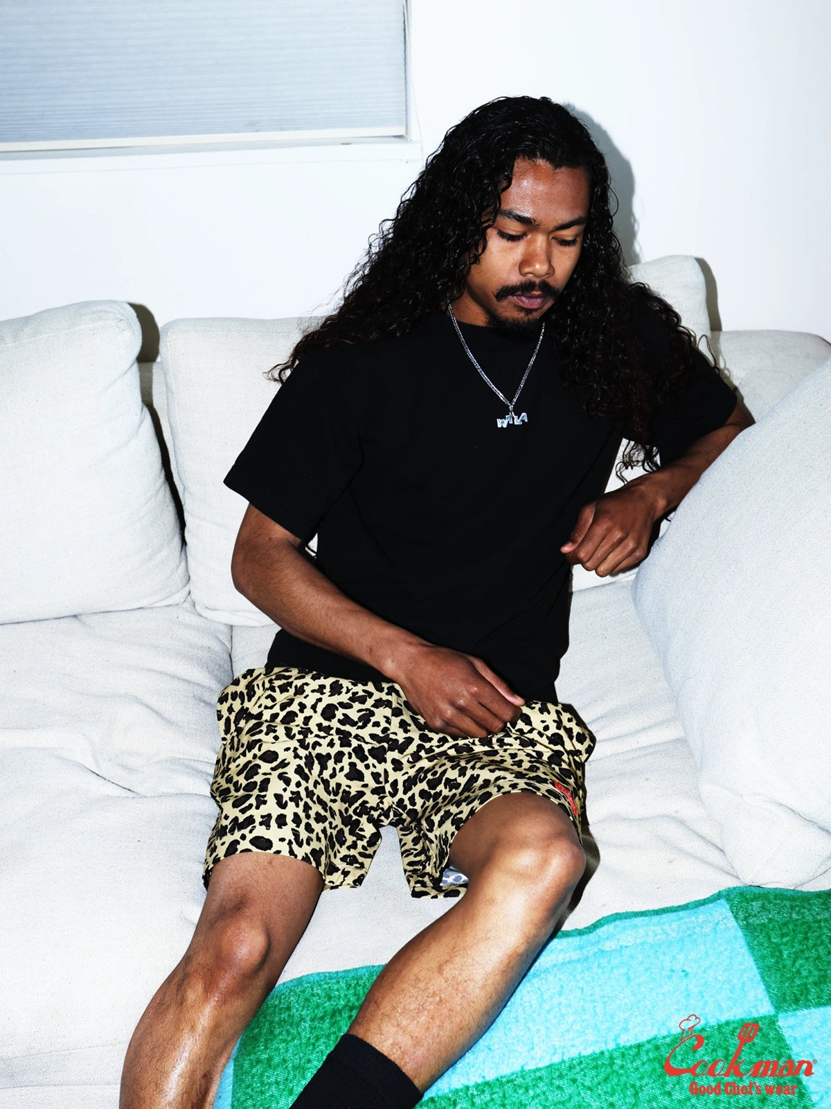 Chef Short Pants Light - Leopard : Beige
