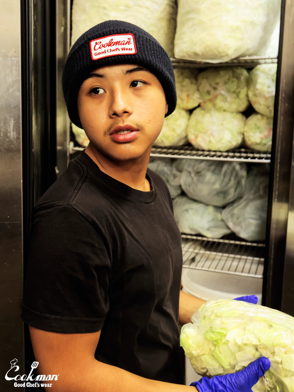 Beanie - Embroidery Patch : Navy